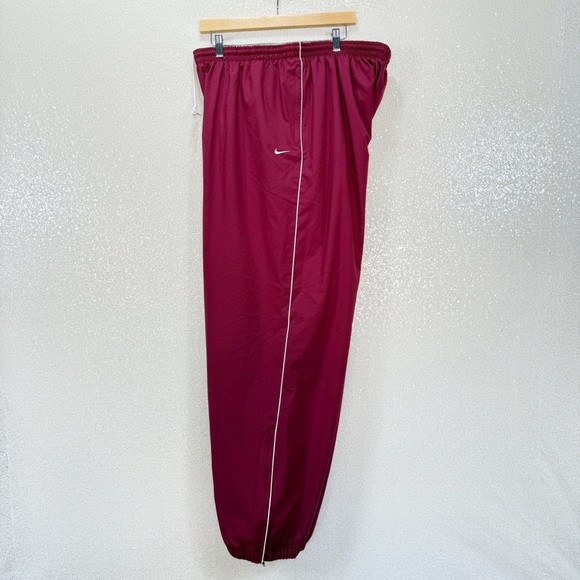 Nike Team Maroon Track Pants Men’s 3XL Athletic Warm-Up Pants - Picture 8 of 10